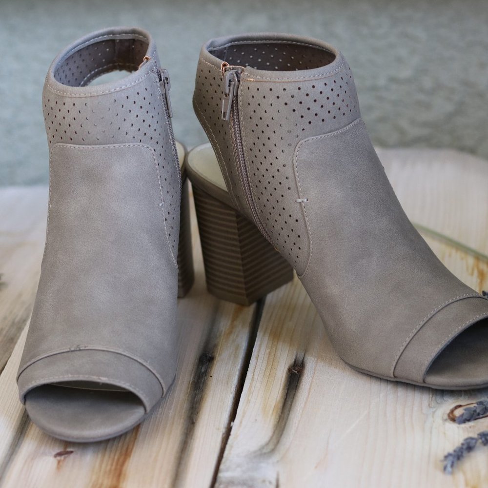 a.n.a Peak Toe Booties